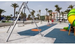 Zjazd linowy z platformą startową Interplay Aspen 20m