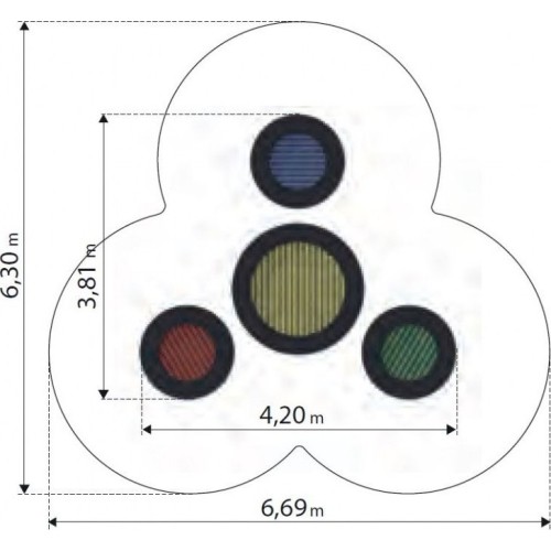 Trampolina na plac zabaw Inter-Play Tuto 2