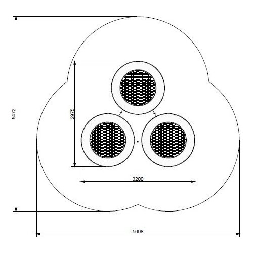 Trampolina na plac zabaw Inter-Play Tuto 3