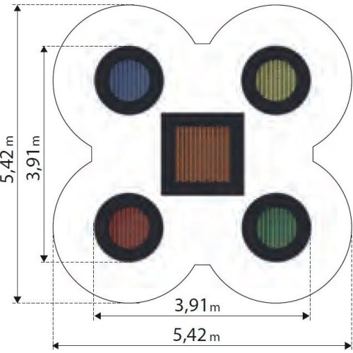 Trampolina na plac zabaw Inter-Play Tuto 4