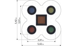 Trampolina na plac zabaw Inter-Play Tuto 4