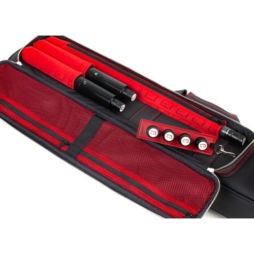 Miękkie etui na kije, Cuetec Pro Line, czarne, 4x8, 85 cm