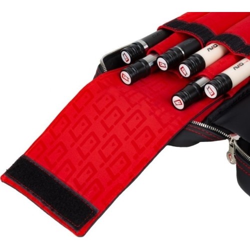 Miękkie etui na kije, Cuetec Pro Line, czarne, 4x8, 85 cm