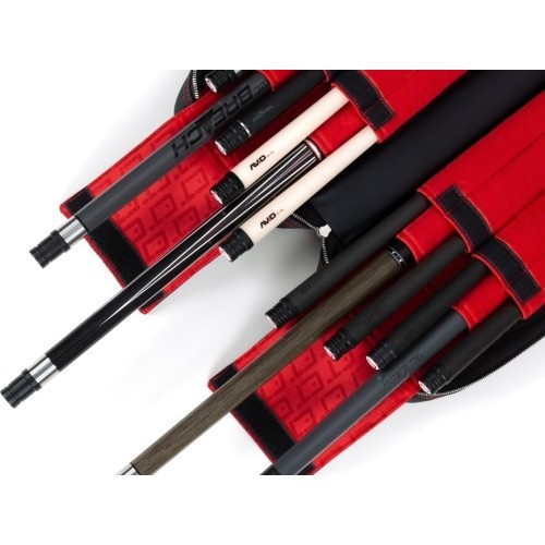 Miękkie etui na kije, Cuetec Pro Line, czarne, 4x8, 85 cm