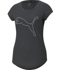 Puma Palaidinė Moterims Performance Heather Cat Tee Grey 520320 07