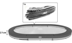 Grand Elite - InGround Padding 520 szary