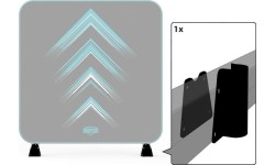 AeroWall - Klamra + płyta wzmacniająca 2x2