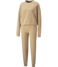 Puma Sportinis Kostiumas Moterims Loungewear Suit Brown 673702 89