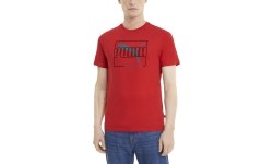 Puma Marškinėliai Vyrams Flock Tee High Risk Red