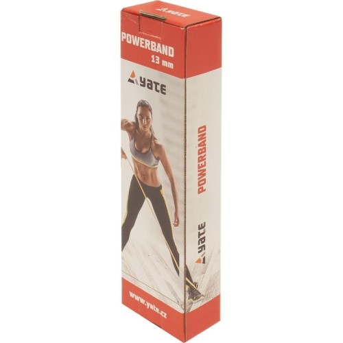 Guma treningowa YATE - 2080x4,5x13mm, pomarańczowa