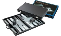 Tryk trak Backgammon Philos Grey - 38x23,5 cm