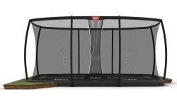 BERG Ultim Elite FlatGround 500 Grey + siatka zabezpieczająca DLX XL