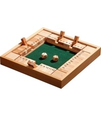 Gra drewniana Zamknij Pudełko Philos Shut the box - 24,5x24,5 cm