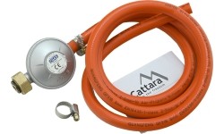 Reduktor ciśnienia gazu 30mbar EN16129 - Zestaw węży 1,5m