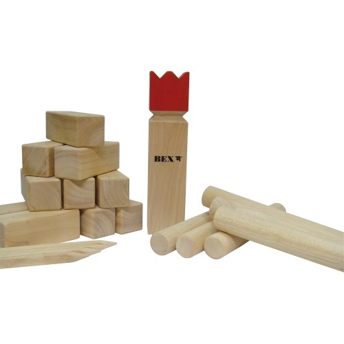 Gra towarzyska zręcznościowa drewniana KUBB Buffalo Original