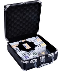 Longfield Mexican Train Double 12 czarne etui