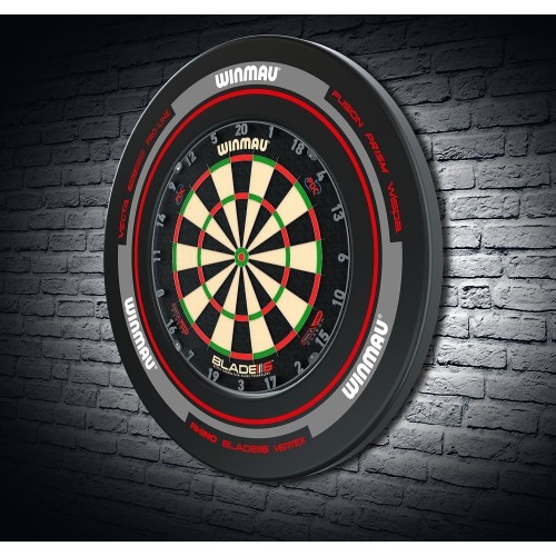 Obramowanie tarczy do rzutek Winmau Advance czarne/czerwone