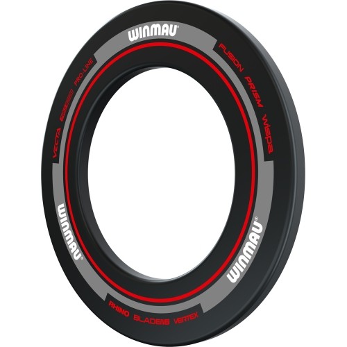 Obramowanie tarczy do rzutek Winmau Advance czarne/czerwone