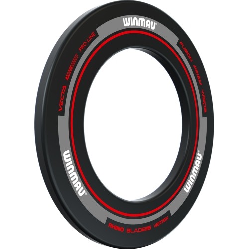 Obramowanie tarczy do rzutek Winmau Advance czarne/czerwone