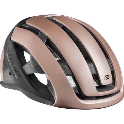 Kask FORCE NEO, S-M 55 - 59 cm, (brązowy/czarny)