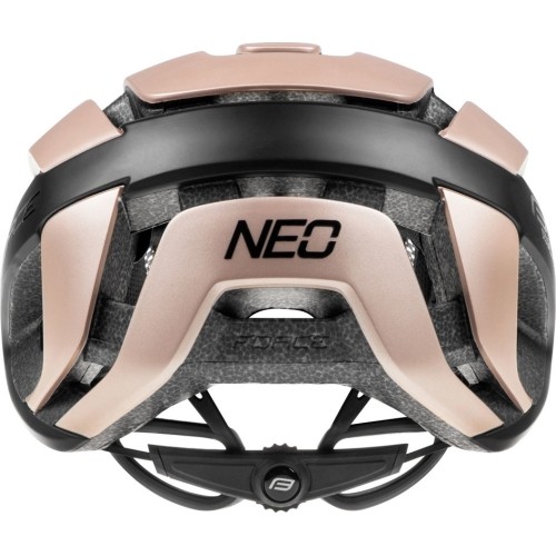 Kask FORCE NEO, S-M 55 - 59 cm, (brązowy/czarny)