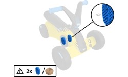 BERG GO² SparX Yellow - Pedał (2x)