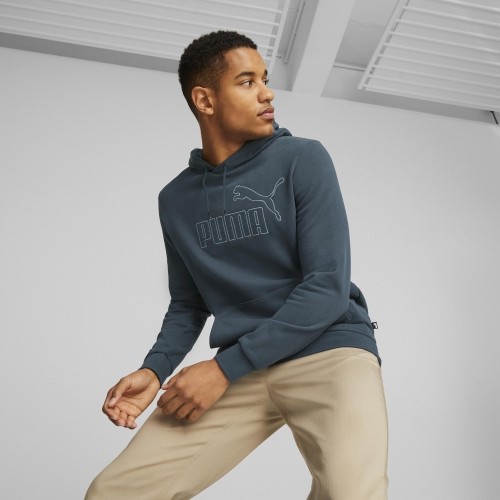 Bluza męska Puma Ess Elevated Hoodie Blue 673387 16