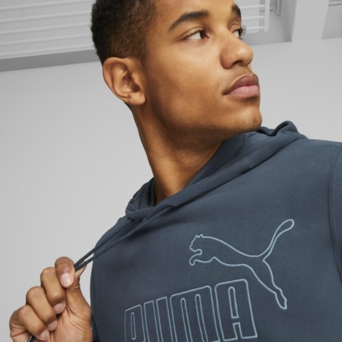 Bluza męska Puma Ess Elevated Hoodie Blue 673387 16