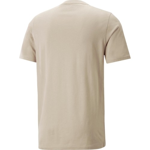 Koszulka bawełniana męska Puma Graphics Wording Cream 674475 88