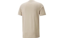 Koszulka bawełniana męska Puma Graphics Wording Cream 674475 88