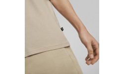 Koszulka bawełniana męska Puma Graphics Wording Cream 674475 88
