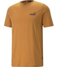 Puma bawełniana koszulka męska Ess Small Logo Tee Brown 586669 27