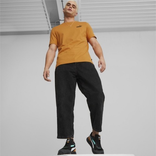 Puma Medvilniniai Marškinėliai Vyrams Ess Small Logo Tee Brown 586669 27