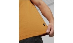 Puma bawełniana koszulka męska Ess Small Logo Tee Brown 586669 27