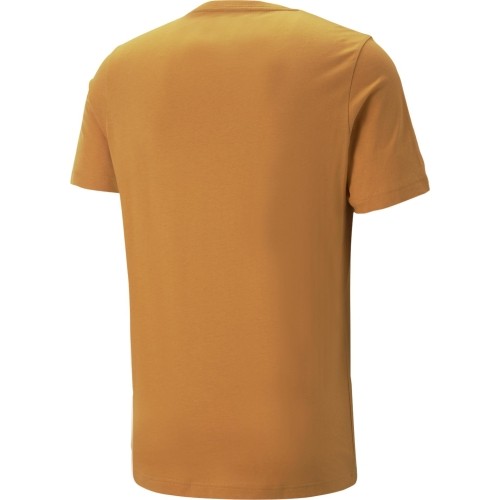 Puma bawełniana koszulka męska Ess Small Logo Tee Brown 586669 27