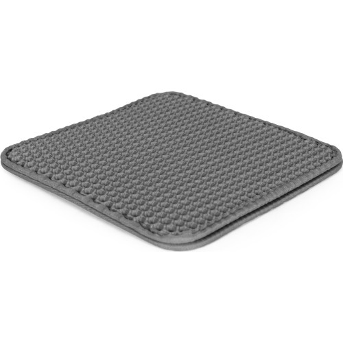 Mata dwuwarstwowa wycieraczka pod kuwetę dla kota szara