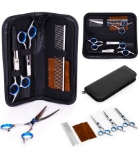 Zestaw groomerski do strzyżenia psów kotów nożyczki grzebień etui