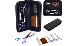 Zestaw groomerski do strzyżenia psów kotów nożyczki grzebień etui