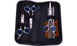 Zestaw groomerski do strzyżenia psów kotów nożyczki grzebień etui