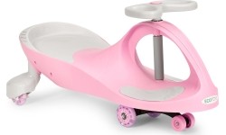 Jeździk grawitacyjny pojazd dla dzieci koła LED różowy ECOTOYS