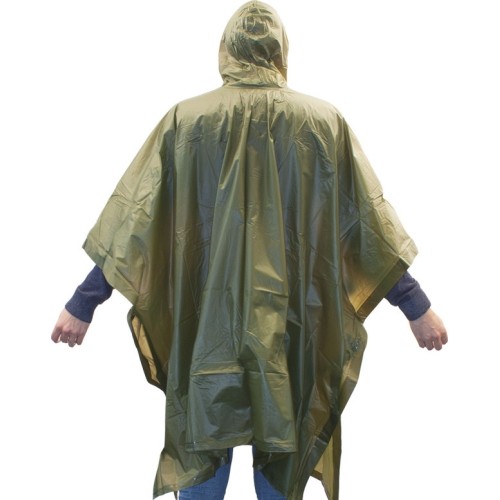 Ponczo płaszcz przeciwdeszczowy Highlander - Olive