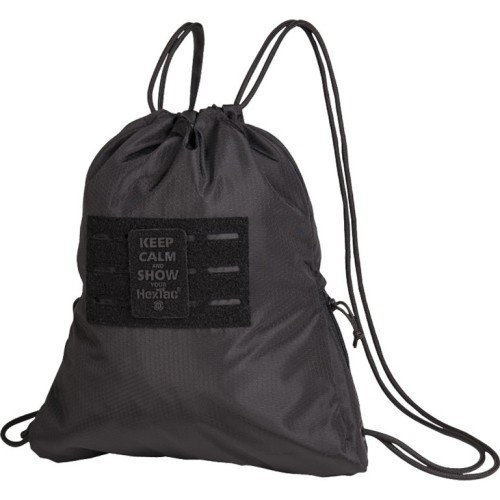 Czarna torba sportowa Mil-Tec HexTac 7 l