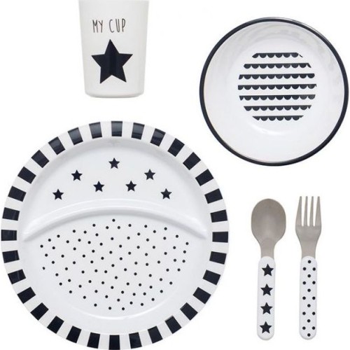 Dinnerware JaBaDaBaDo - Black/White