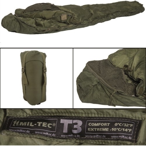 Śpiwór OD Tactical 3, zielony