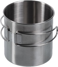 Kubek ze stali nierdzewnej 800 ml (uchwyt druciany)