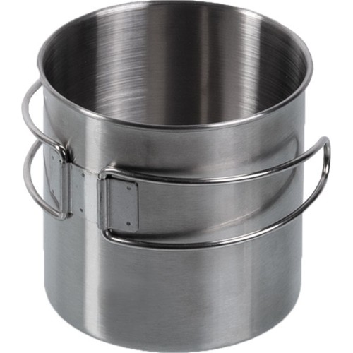 Kubek ze stali nierdzewnej 800 ml (uchwyt druciany)