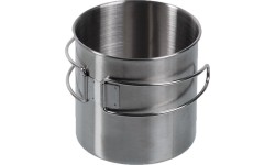 Kubek ze stali nierdzewnej 800 ml (uchwyt druciany)