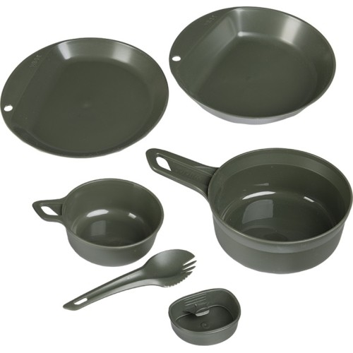 Plastikowy zestaw naczyń Wildo® Explorer Kit, 6 elementów, OD