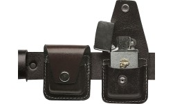 CZARNE SKÓRZANE ETUI NA ZAPALNICZKĘ WIATROODPORNĄ