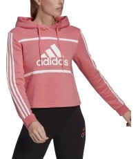 Bluza damska Adidas W CB Cro HD różowa